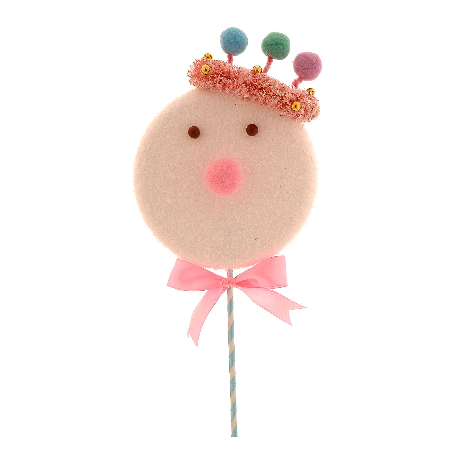 Decoratiune Snowman Lollipop, roz, 43 cm - COOKSHOP SPECIALS