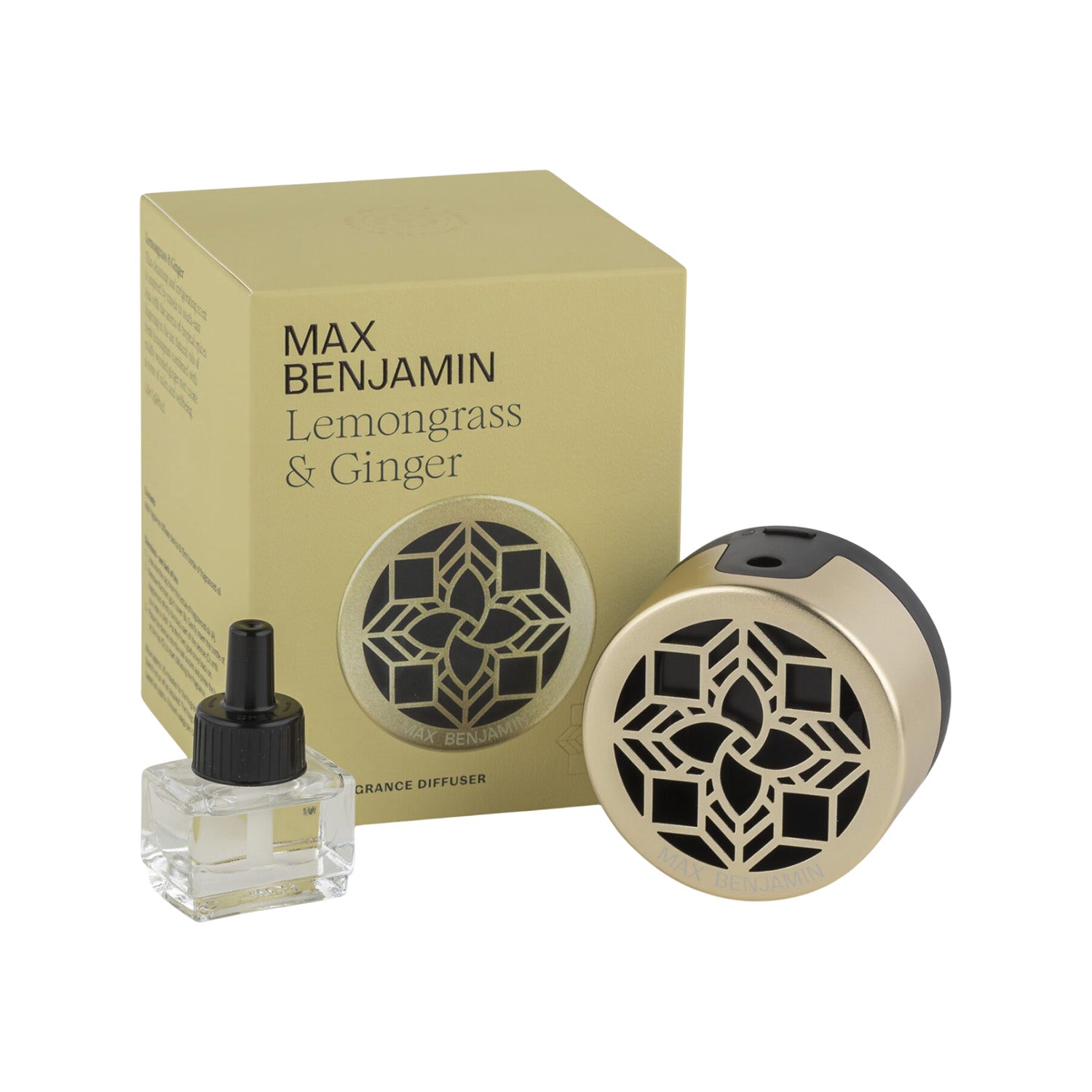 Difuzor electric esenta parfumata, Lemongrass & Ginger, 15 ml, Classic - MAX BENJAMIN