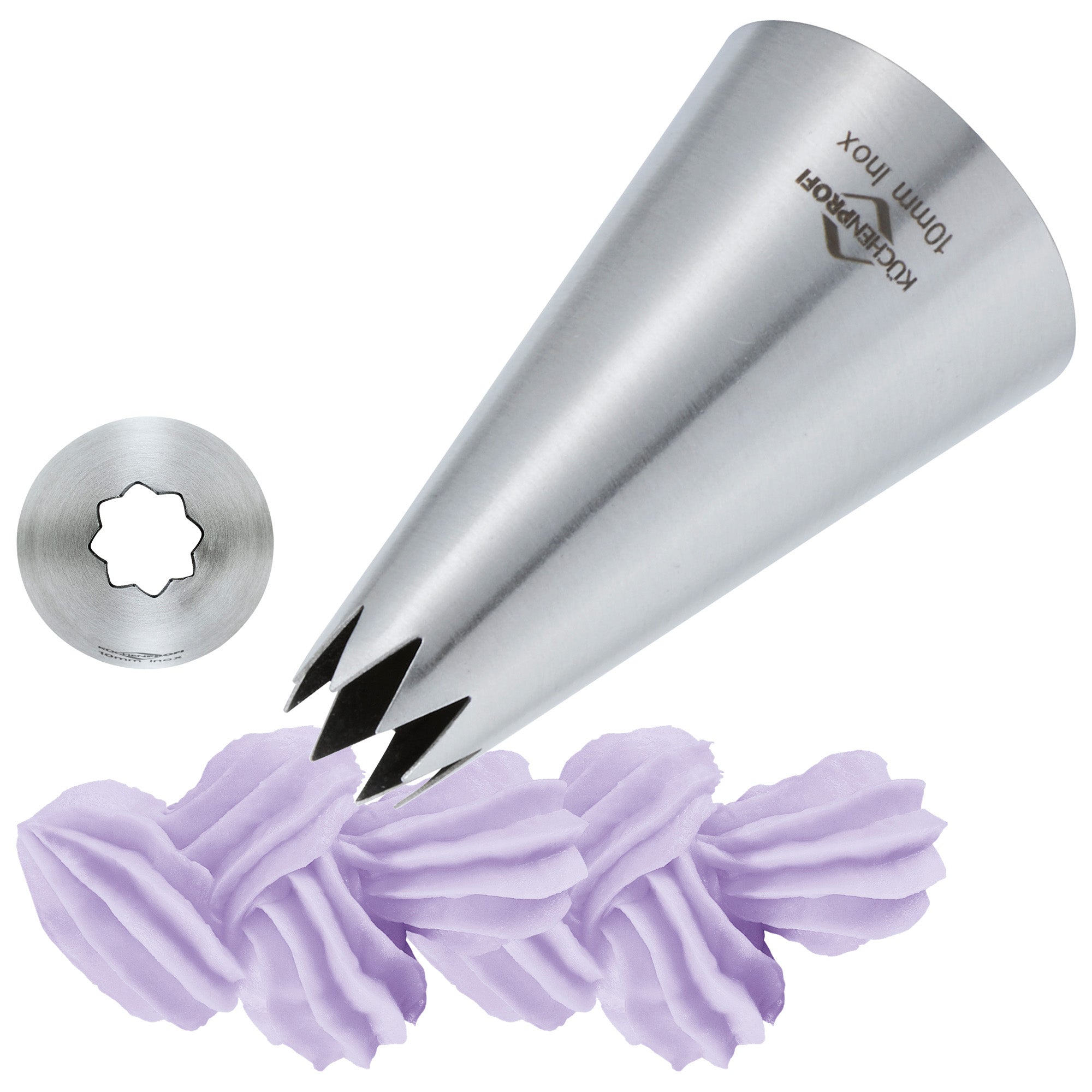 Dui in forma de stea, 10 mm, inox, Bake - KUCHENPROFI
