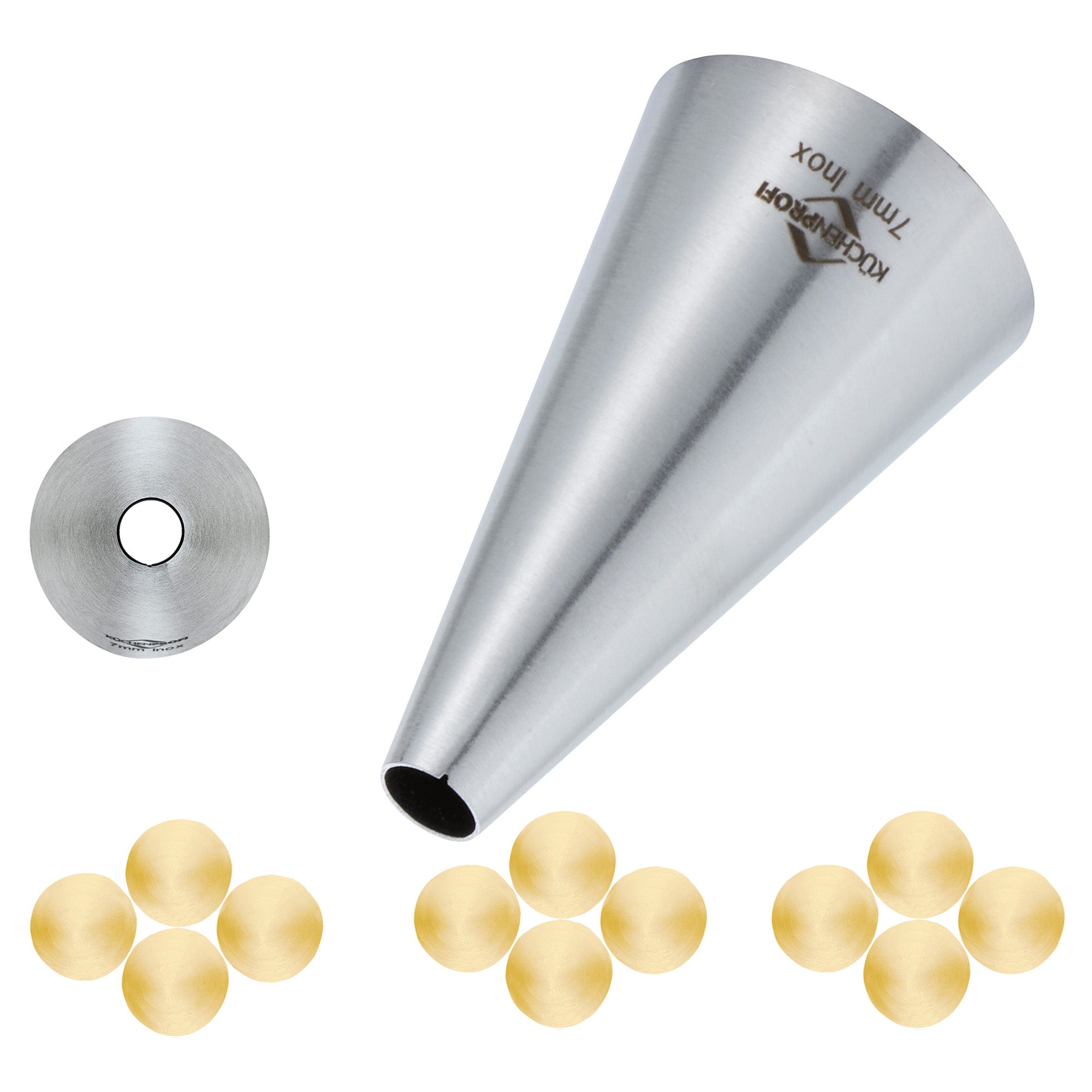 Dui pentru decorare, 7 mm, inox, Bake - KUCHENPROFI