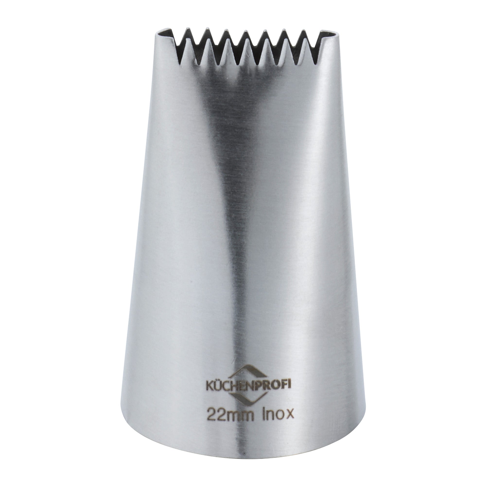 Dui zimtat pentru decorare, 22 mm, inox, Bake - KUCHENPROFI