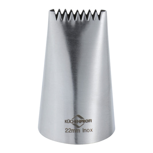 Dui zimtat pentru decorare, 22 mm, inox, Bake - KUCHENPROFI