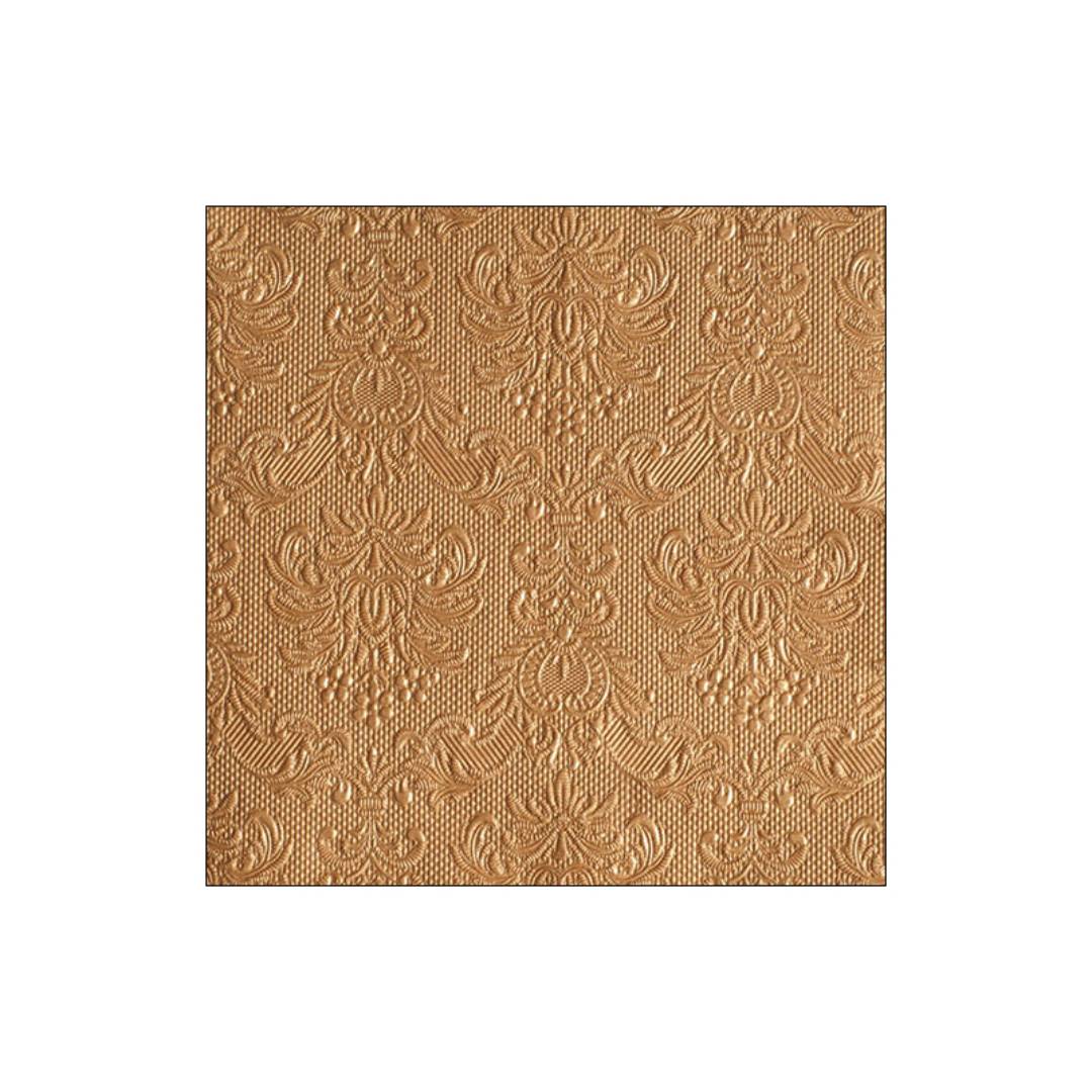 Servetele de masa, 15 buc, 33x33 cm, Elegance Bronze - AMBIENTE
