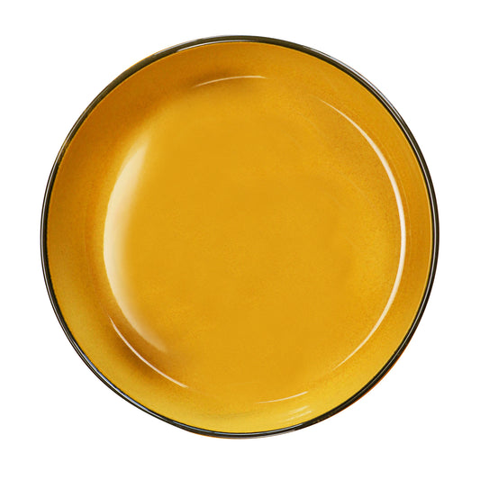 Farfurie ceramica pentru cina, 27 cm, Citrino Mustard - VILLACER
