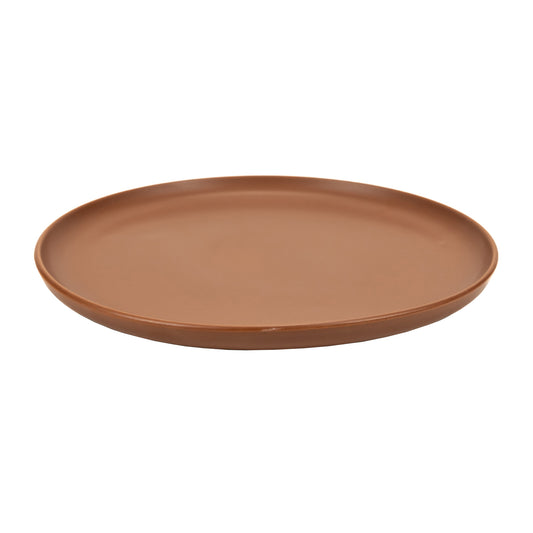 Farfurie ceramica pentru cina, 27 cm, Mira Brown - VILLACER