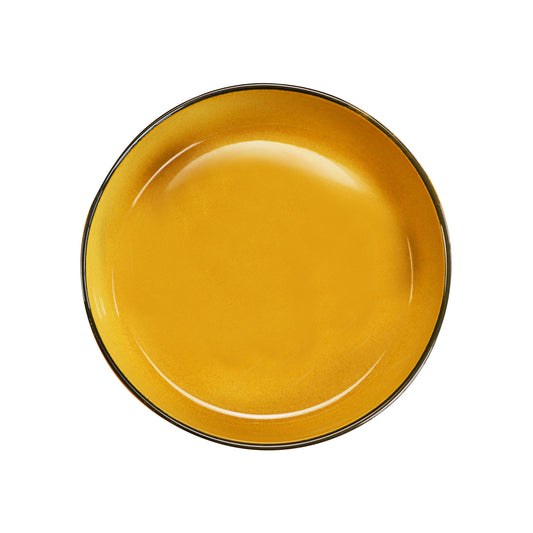 Farfurie ceramica pentru desert, 22 cm, Citrino Mustard - VILLACER