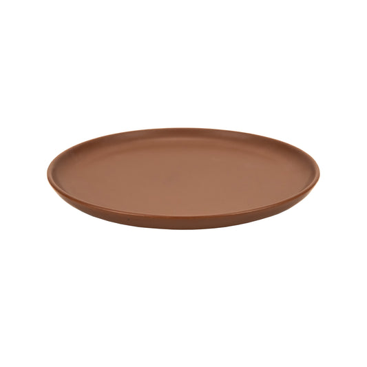 Farfurie ceramica pentru desert, 22 cm, Mira Brown - VILLACER