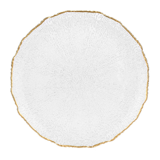 Farfurie de prezentare din sticla, 33 cm, Maesta - LA PORCELLANA BIANCA