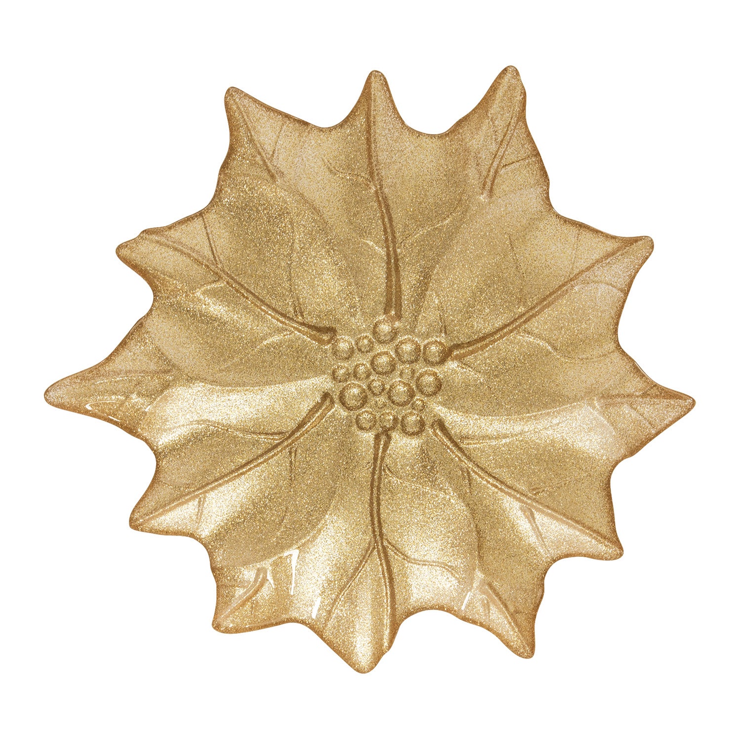 Farfurie decorativa, 27 cm, White Elegance Glitter - COOKSHOP SPECIALS