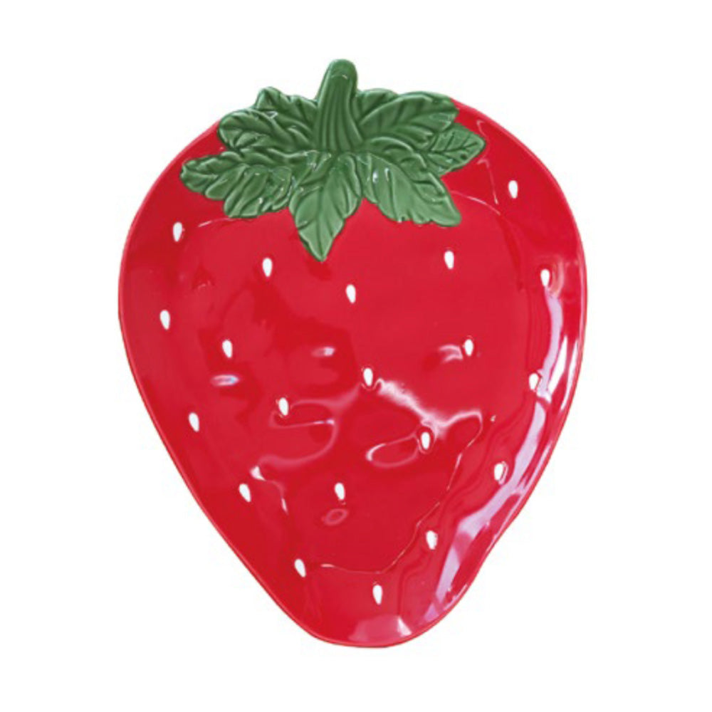 Farfurie decorativa din portelan, 30x25 cm, Strawberry Garden - COOKSHOP SPECIALS