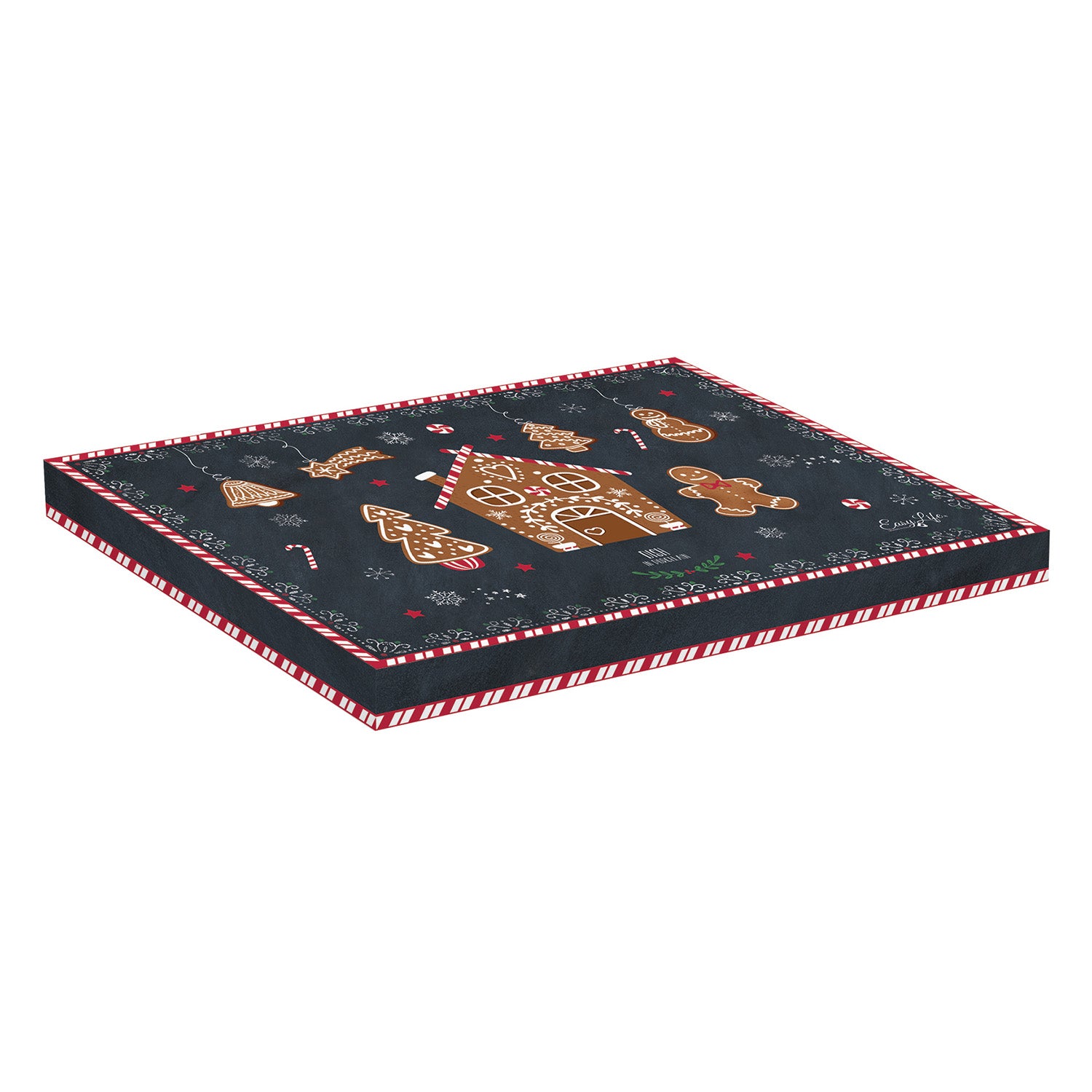 Farfurie decorativa turta dulce, 17x25 cm, Gingerbread - SIMONA'S COOKSHOP - Image 2