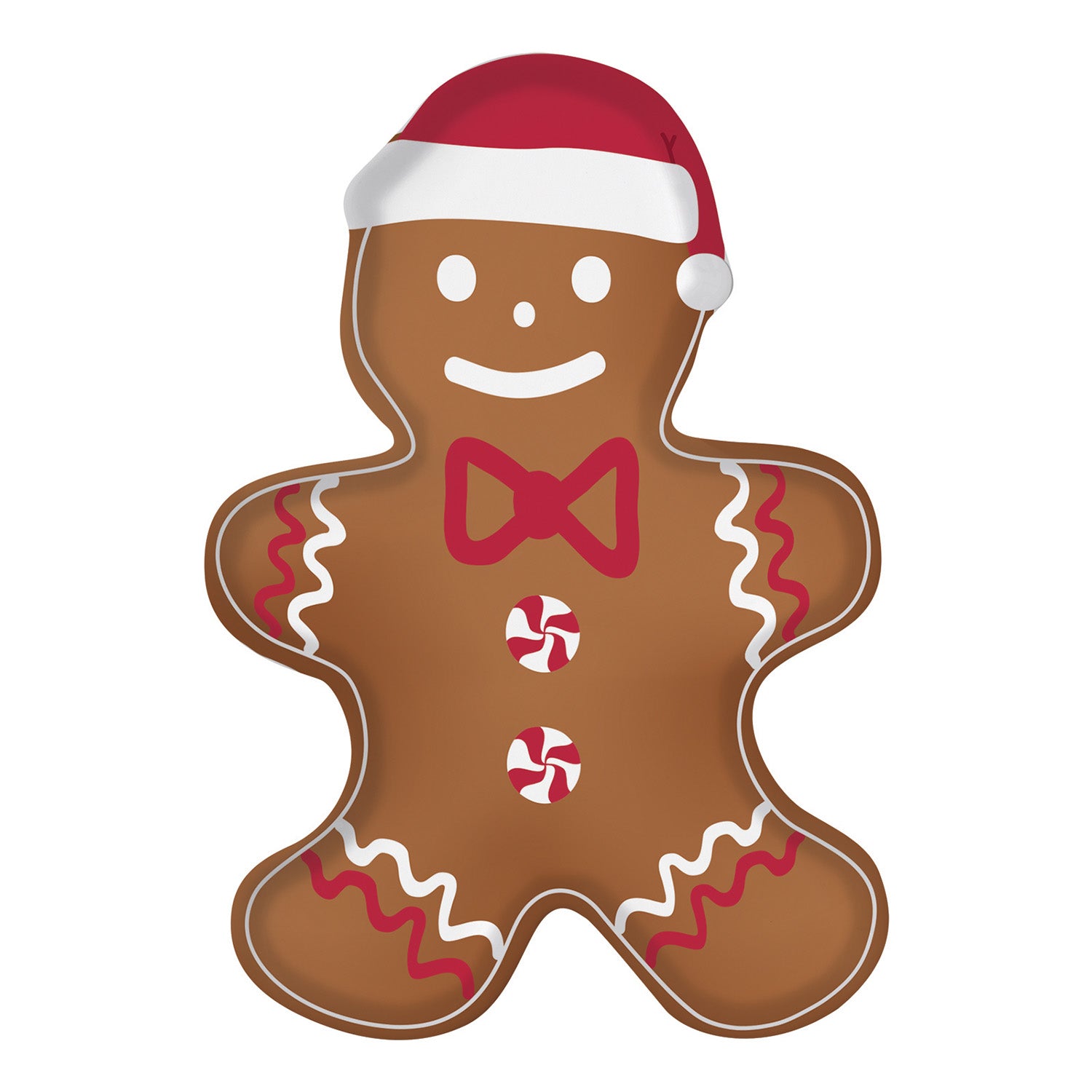 Farfurie decorativa turta dulce, 17x25 cm, Gingerbread - COOKSHOP SPECIALS
