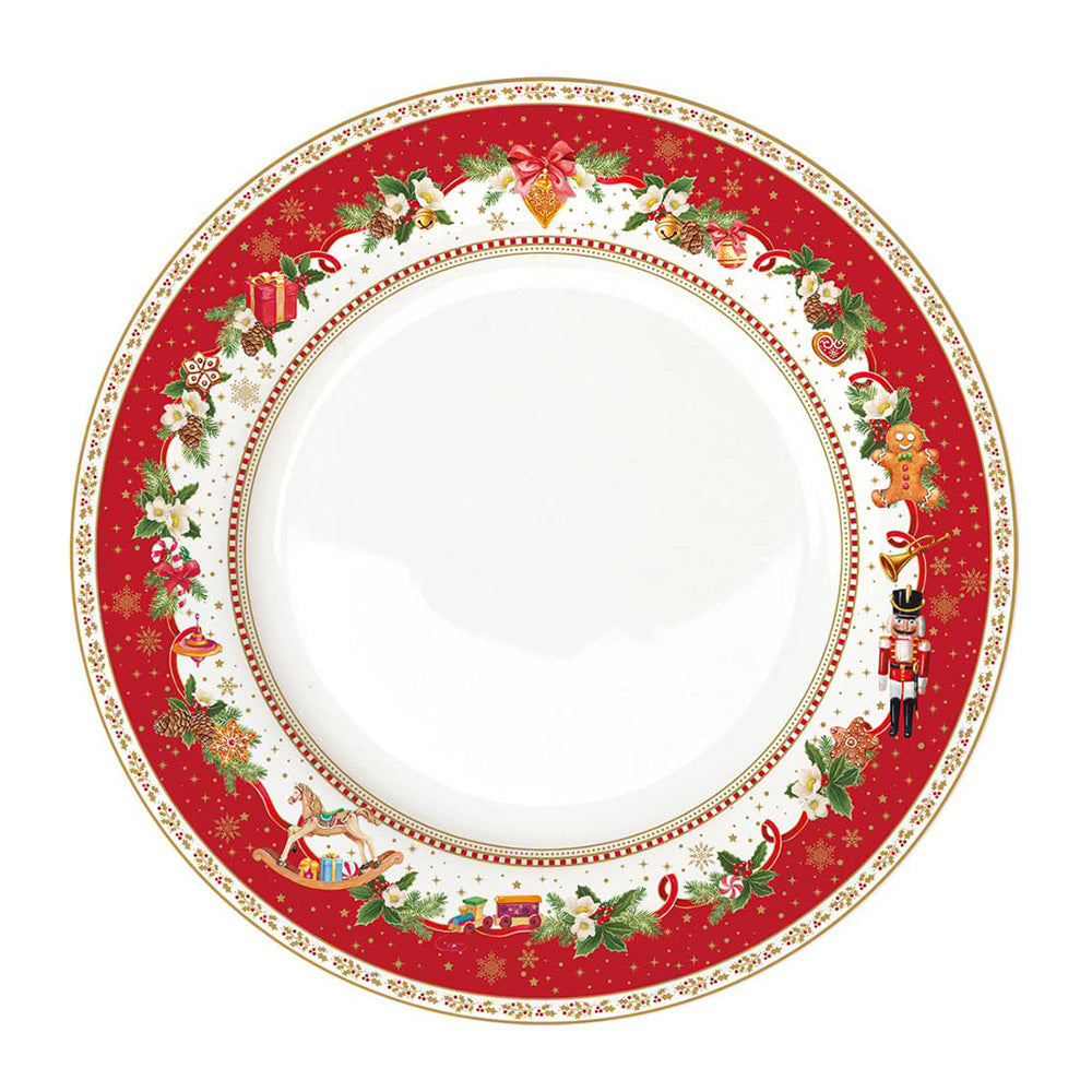 Farfurie pentru cina, 26.5 cm, Christmas Memories - COOKSHOP SPECIALS