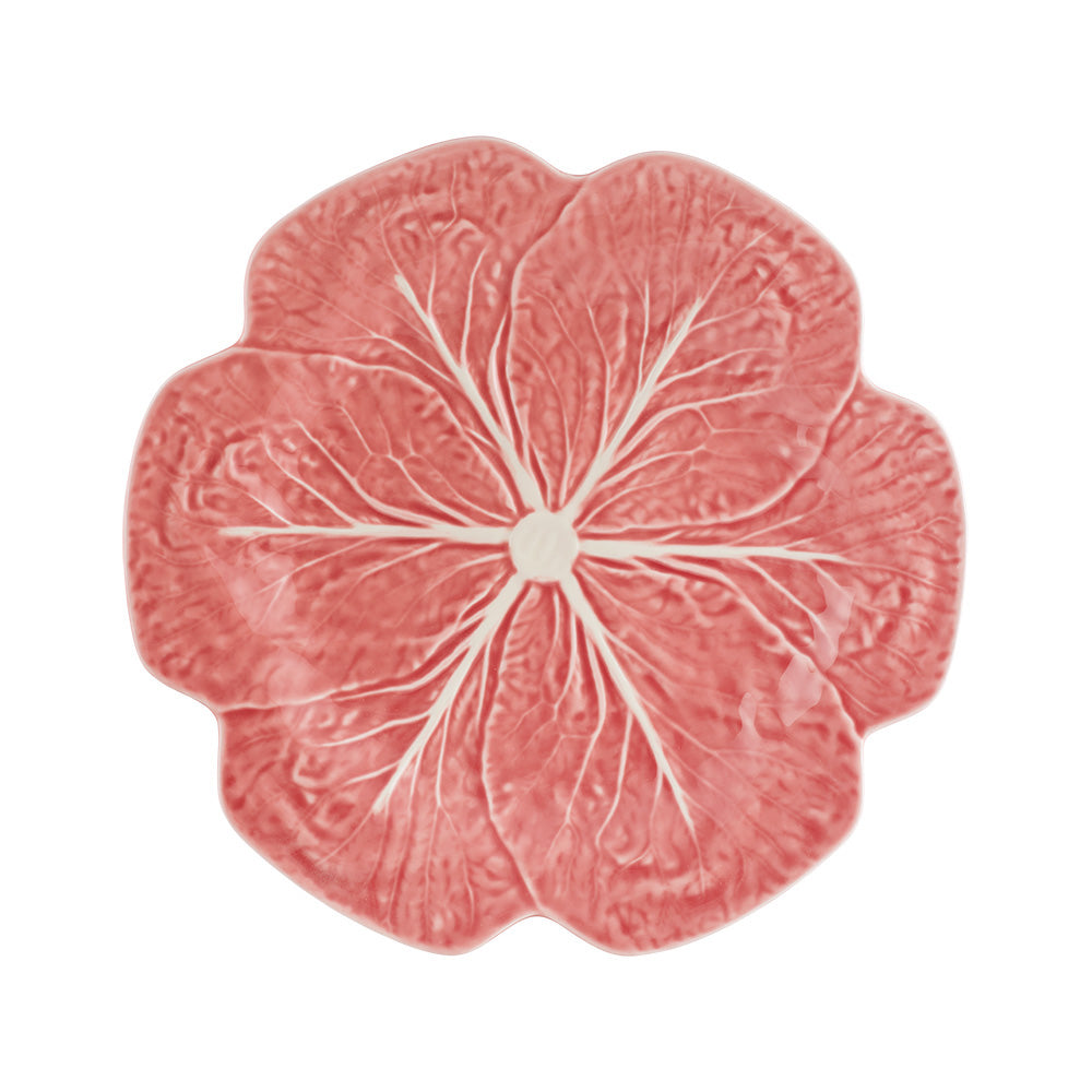 Farfurie pentru cina, 26.5 cm, roz, Couve - BORDALLO PINHEIRO