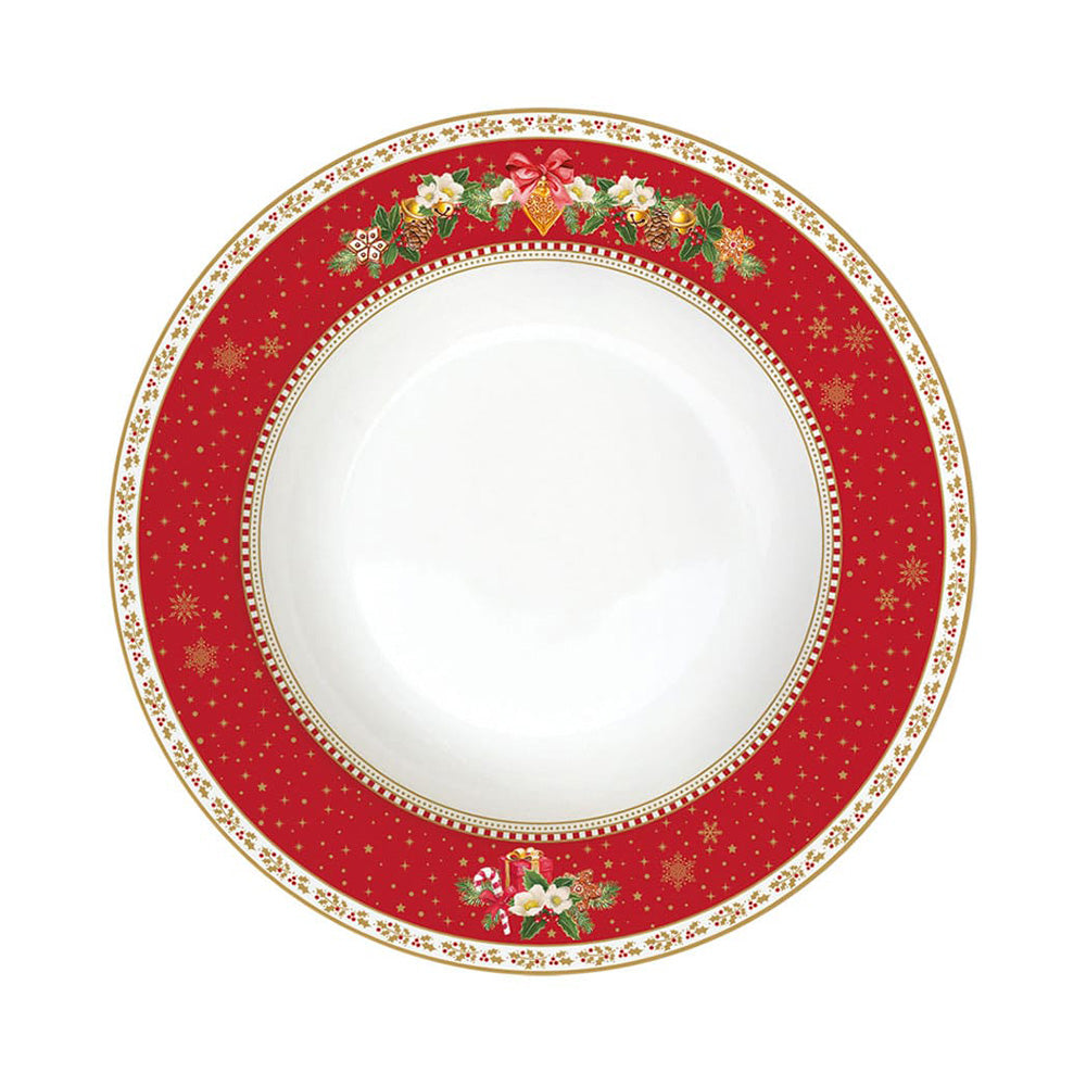 Farfurie pentru supa, 21.5 cm, Christmas Memories - COOKSHOP SPECIALS