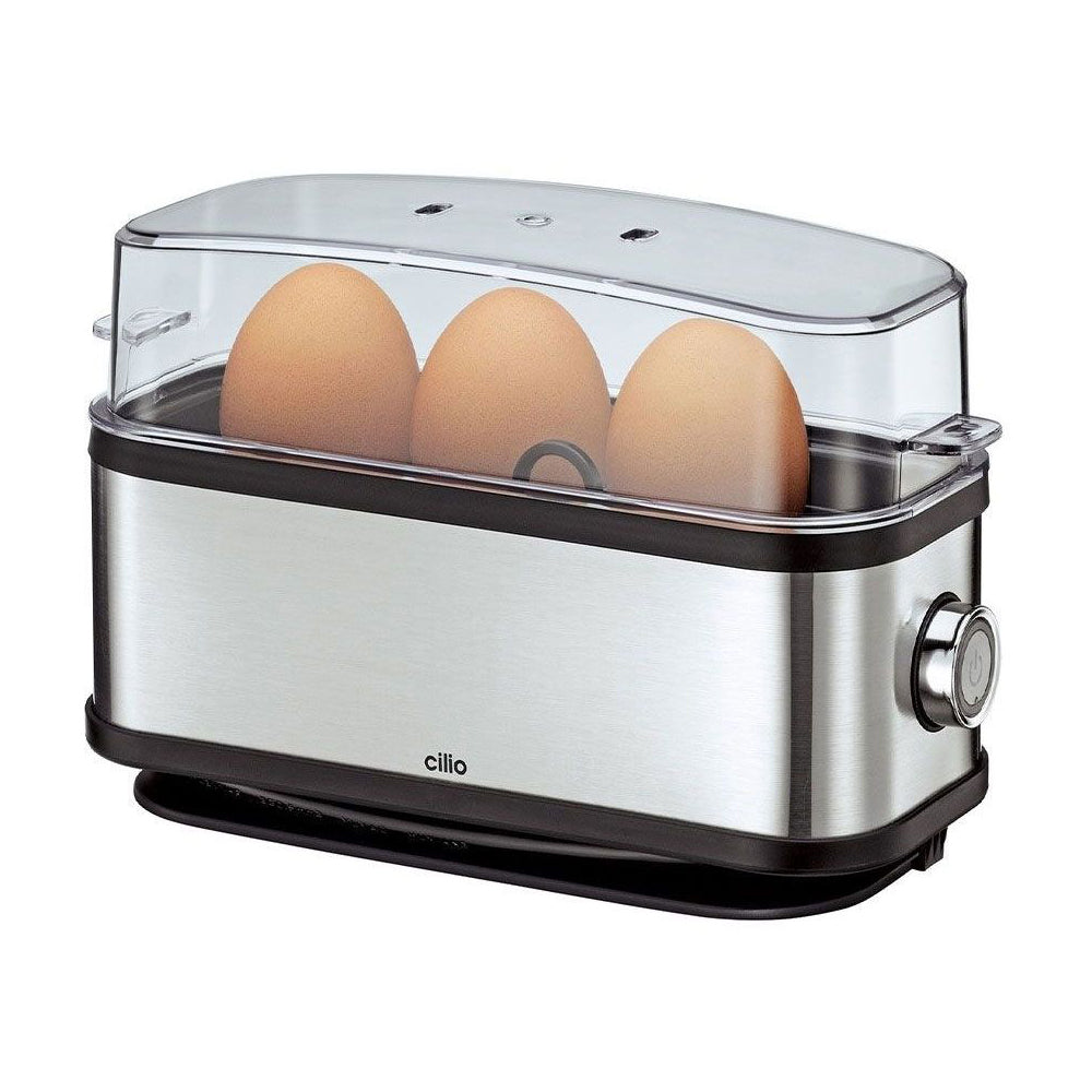 Fierbator de oua, pentru 3 oua, otel inoxidabil, Classic - CILIO - Image 1