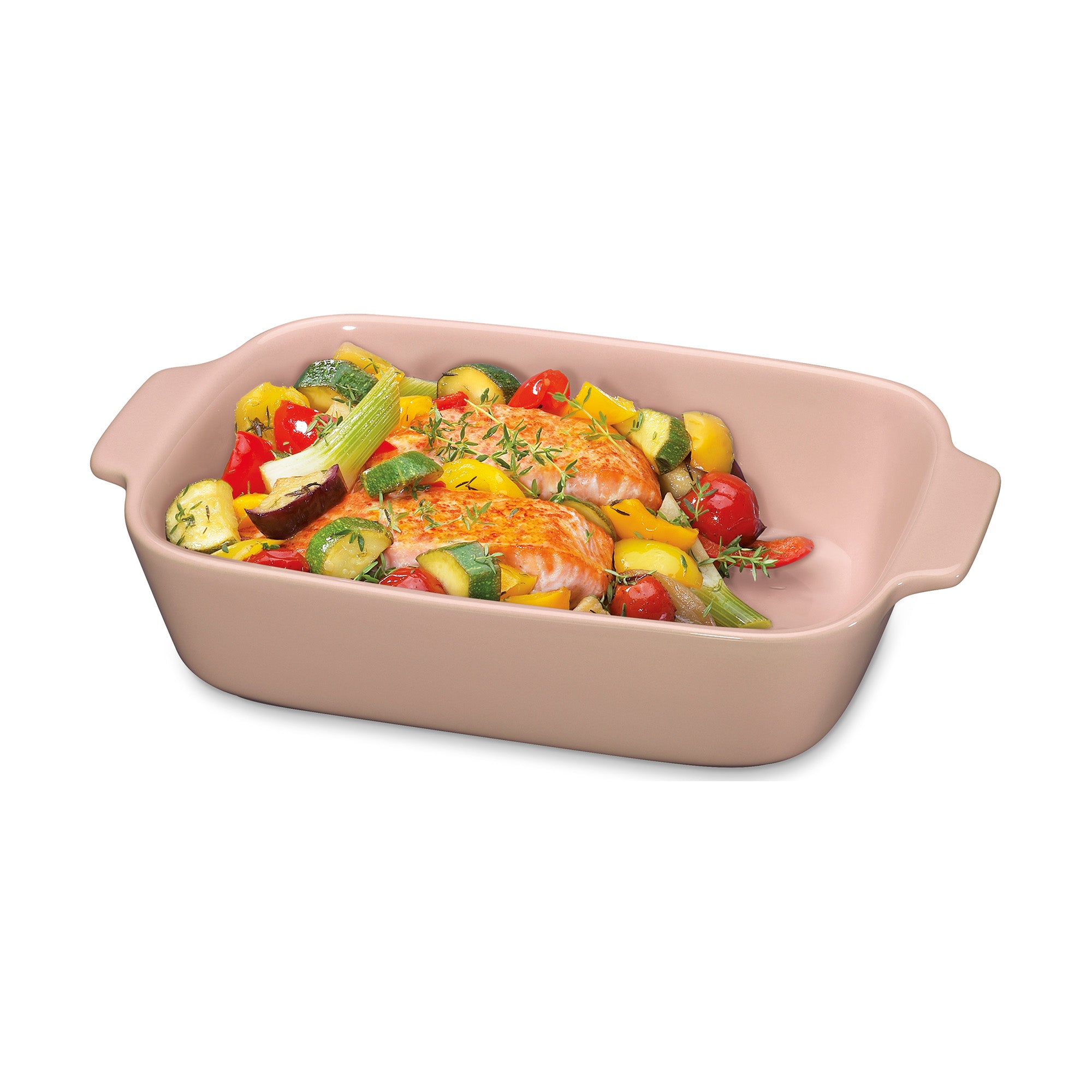 Forma ceramica pentru copt, roz, 30 cm, Porto - KUCHENPROFI
