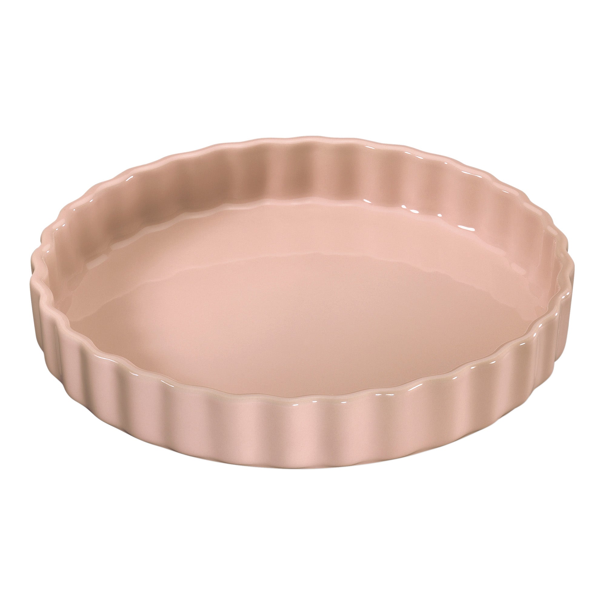 Forma ceramica pentru tarta, roz, 28 cm, Porto - KUCHENPROFI