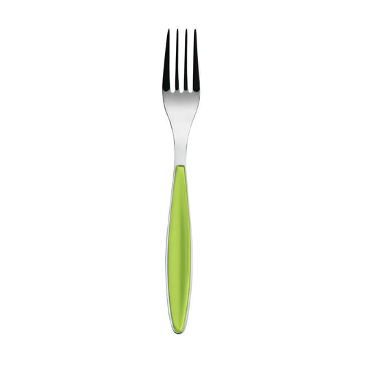 Furculita din otel inoxidabil si acril, verde deschis, Feeling - GUZZINI
