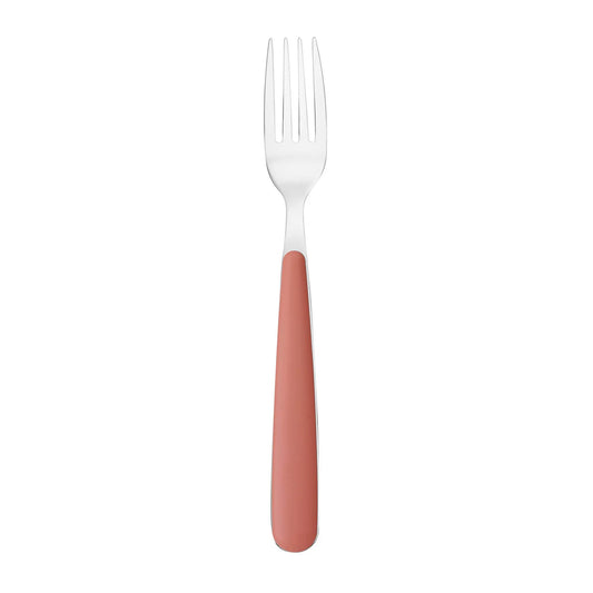 Furculita din otel inoxidabil si acril, terracotta, Pop - GUZZINI