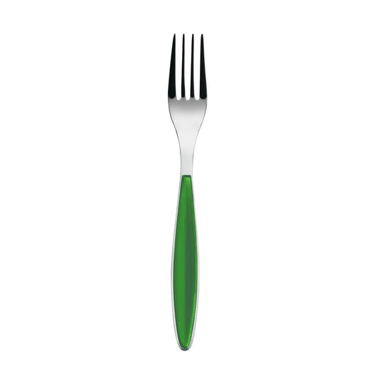 Furculita din otel inoxidabil si acril, verde, Feeling - GUZZINI