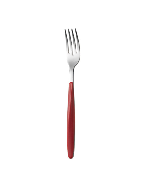 Furculita din otel inoxidabil si acril, 20.5 cm, rosu, colectia My Fusion - GUZZINI