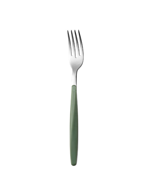 Furculita din otel inoxidabil si acril, 20.5 cm, verde, colectia My Fusion - GUZZINI