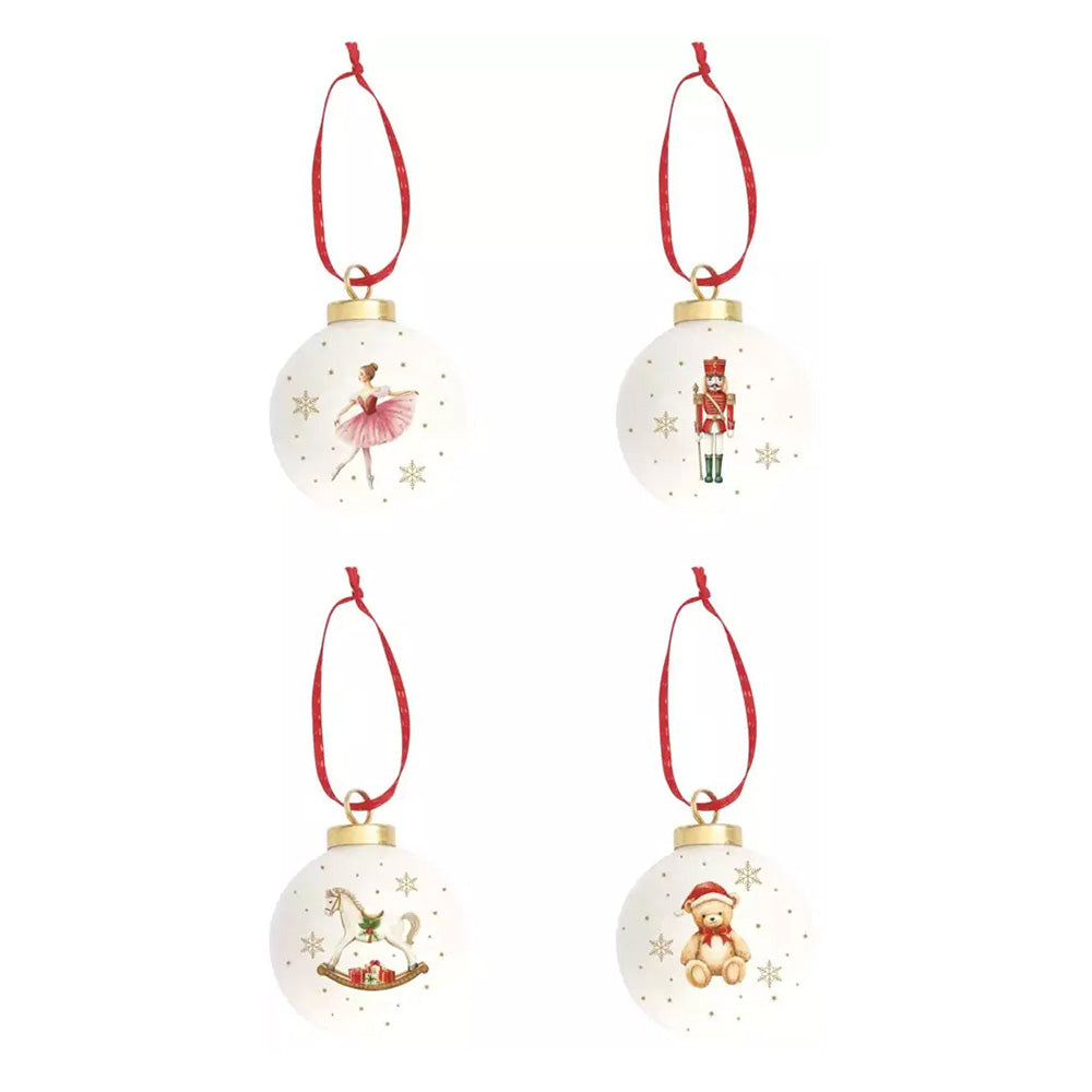 Glob decorativ din ceramica, 7 cm, Magie Noel - COOKSHOP SPECIALS