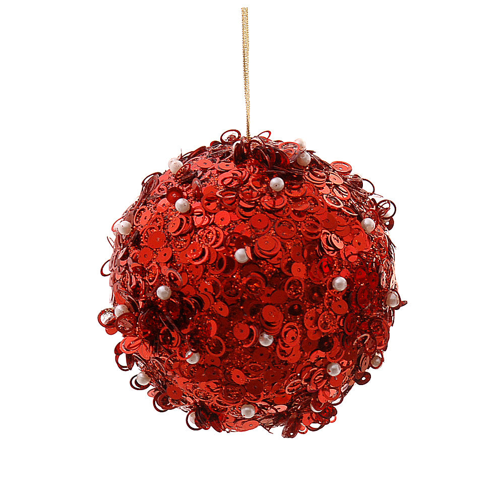 Glob decorativ, Sherbert, rosu, 12 cm - COOKSHOP SPECIALS