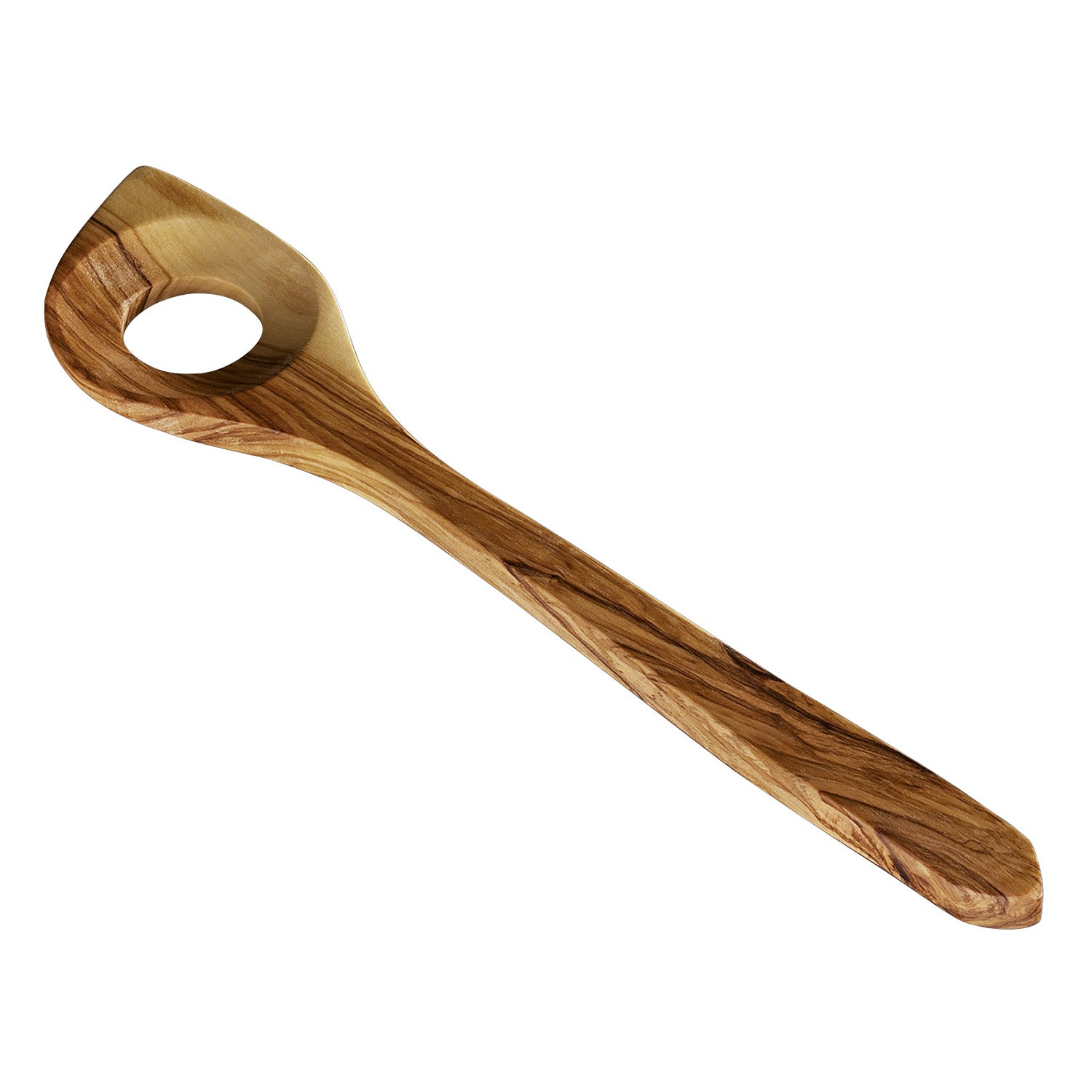 Lingura perforata, din lemn de maslin, 30 cm, Toscana - CILIO