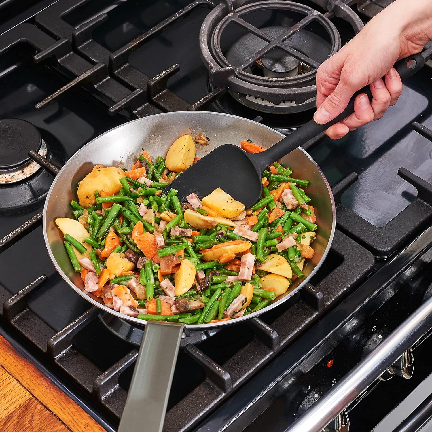 Lingura din silicon, portocaliu, 27.5 cm - MASTRAD