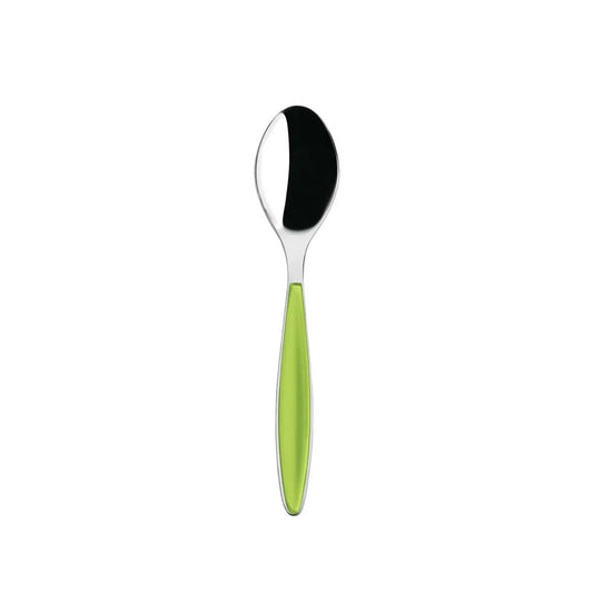 Lingurita din otel inoxidabil si acril, verde deschis, Feeling - GUZZINI