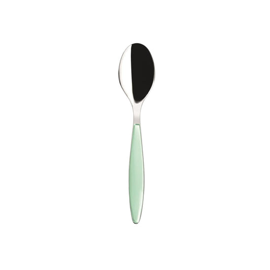 Lingurita din otel inoxidabil si acril, verde menta, Feeling - GUZZINI