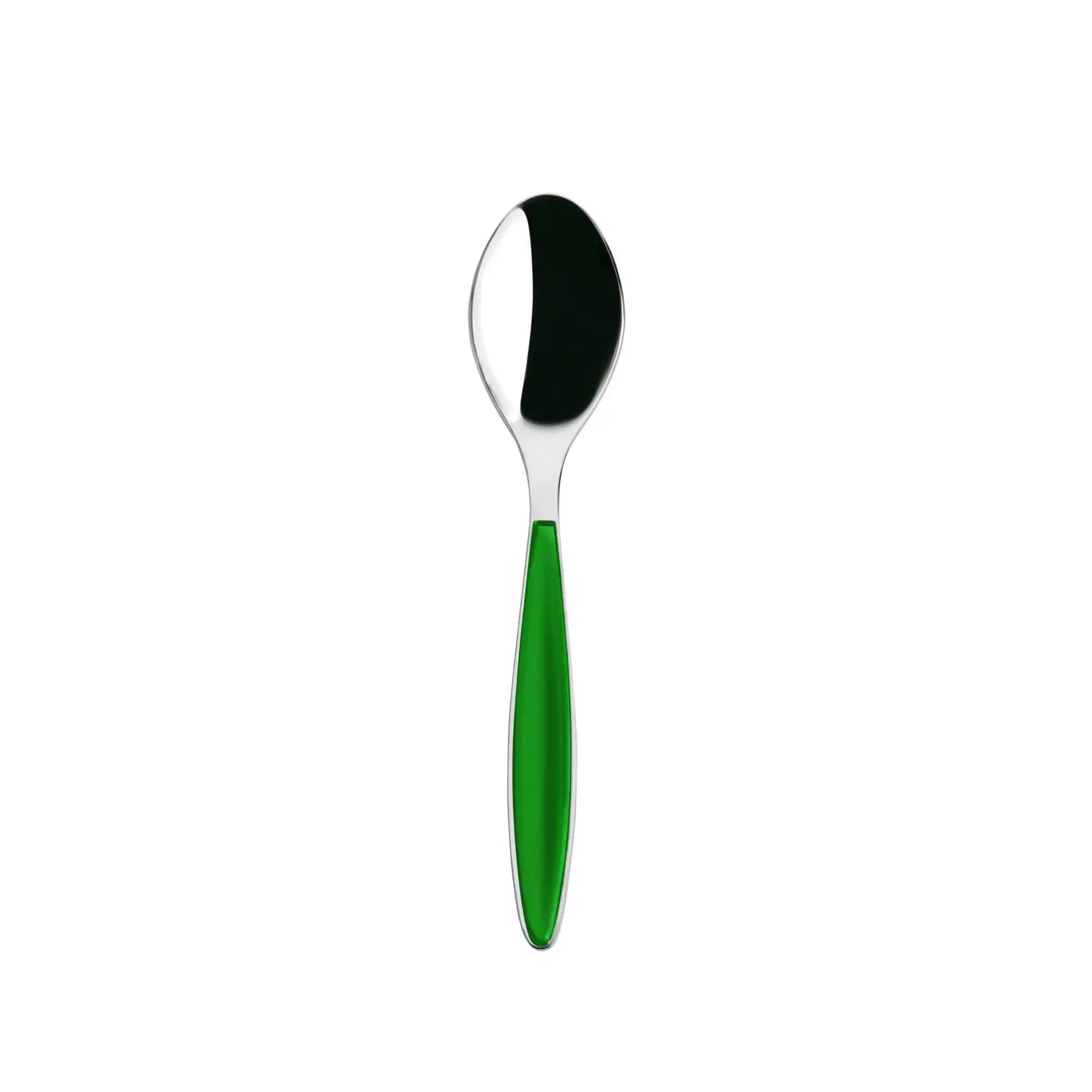 Lingurita din otel inoxidabil si acril, verde, Feeling - GUZZINI
