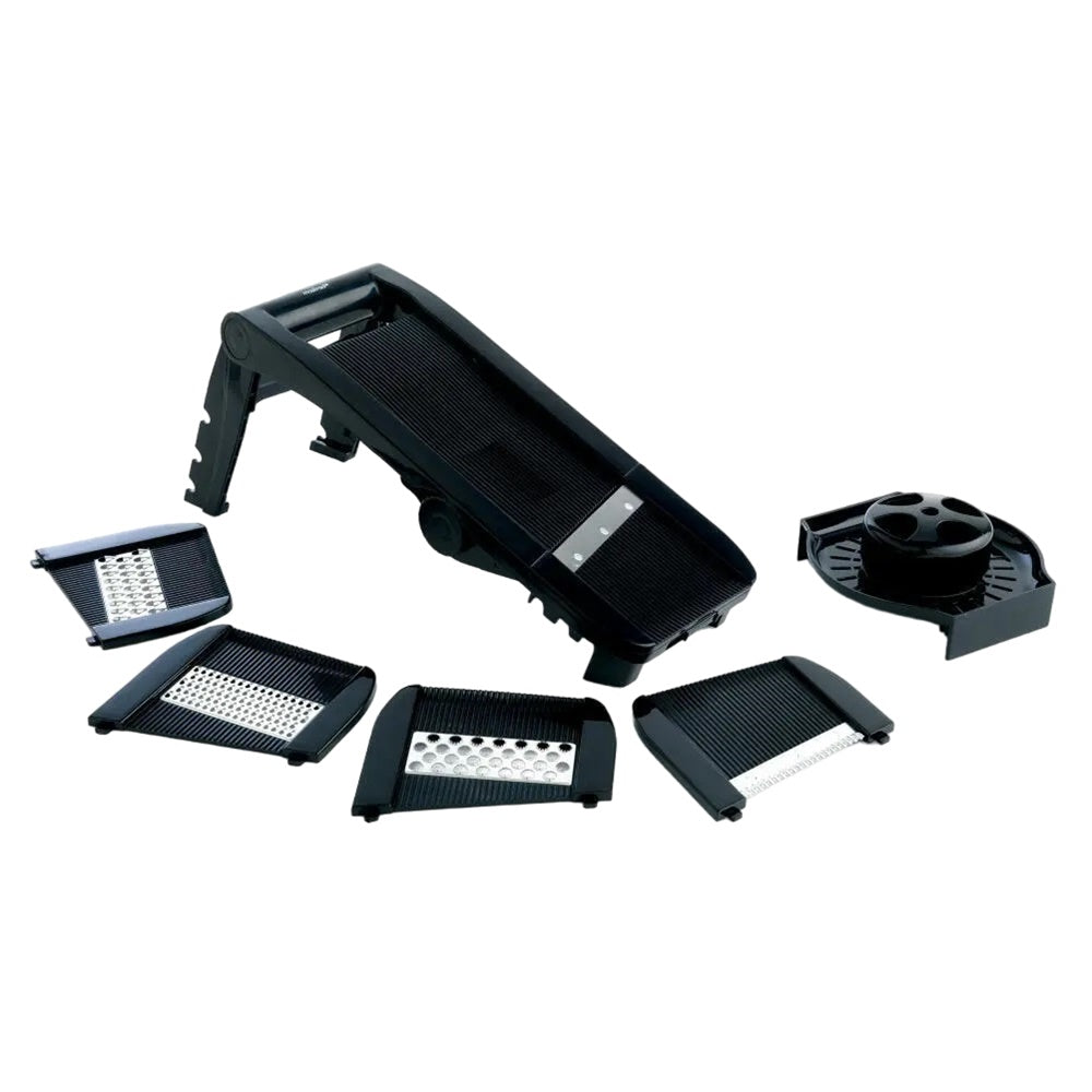 Mandolina multifunctionala cu 5 lame incluse, negru - MASTRAD