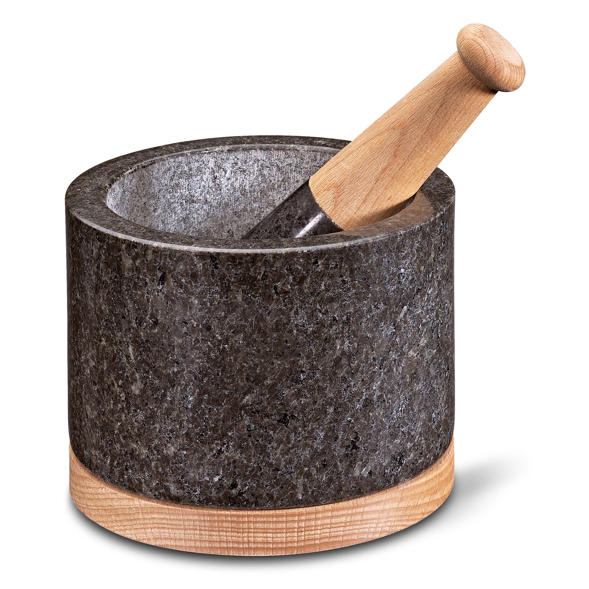 Mojar din granit cu pistil, 14 cm, Saturn - CILIO