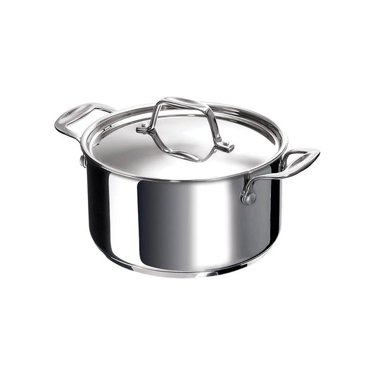 Oala cu capac, inox, 1.7 L, 16 cm, Chef - BEKA