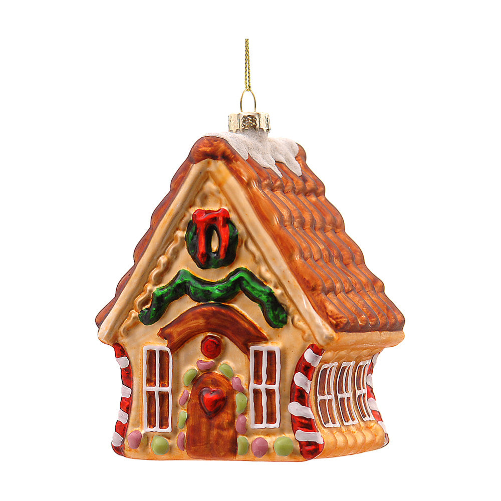Ornament pentru brad, Gingerbread House, maro, 13 cm - COOKSHOP SPECIALS