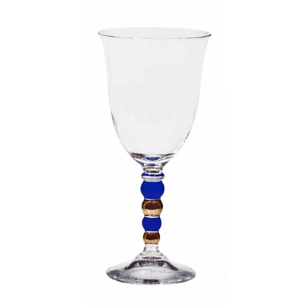 Pahar pentru apa, 260 ml, Golf Blue-Gold - COOKSHOP SPECIALS