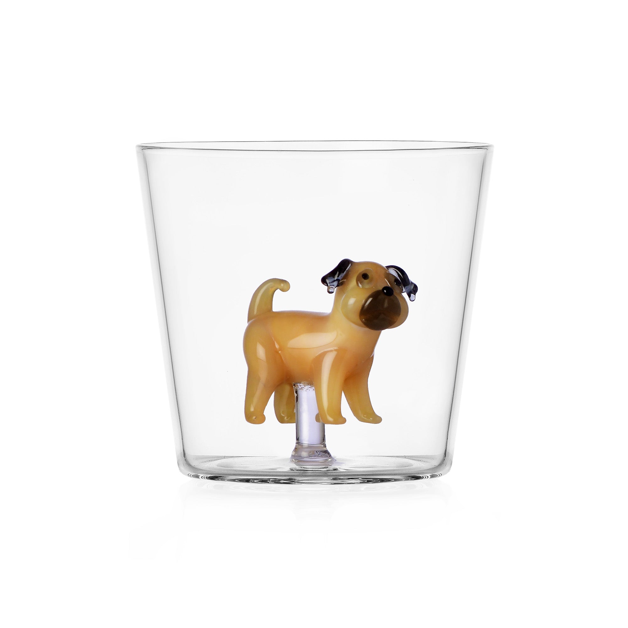 Pahar pentru apa, 8 cm, Pug, Dogs by Alessandra Baldereschi - ICHENDORF