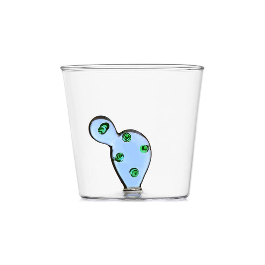 Pahar pentru apa, Cactus Blue, 8 cm, Desert Plants - designer Alessandra Baldereschi - ICHENDORF