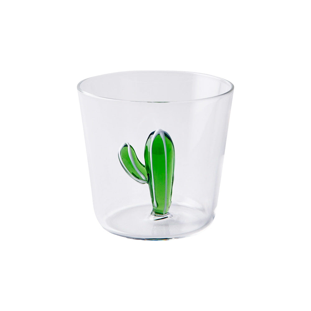 Pahar pentru apa, Cactus Green, 8 cm, Desert Plants - designer Alessandra Baldereschi - ICHENDORF - Image 1