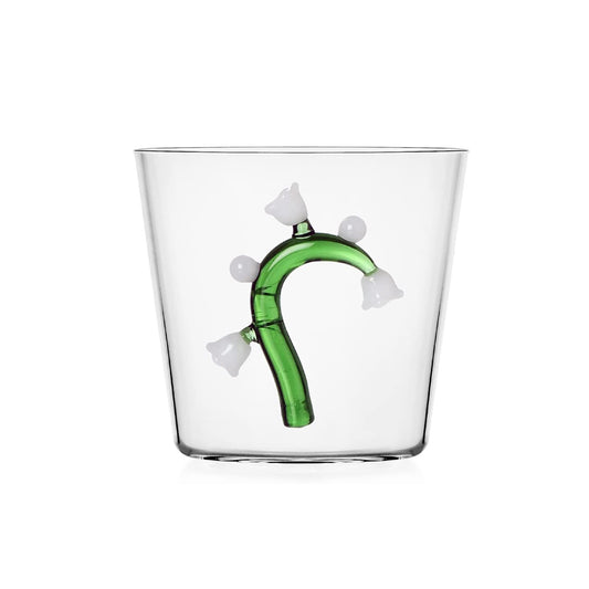 Pahar pentru apa, White Flower, 8 cm, Botanica - designer Alessandra Baldereschi - ICHENDORF