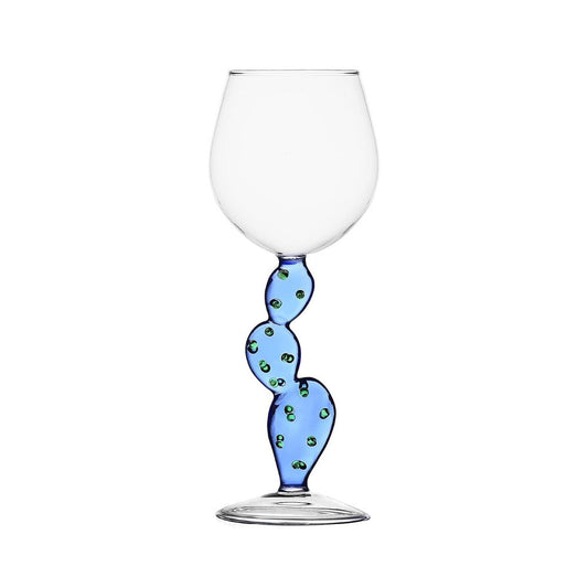 Pahar pentru vin, Cactus Light Blue, Desert Plants - designer Alessandra Baldereschi - ICHENDORF