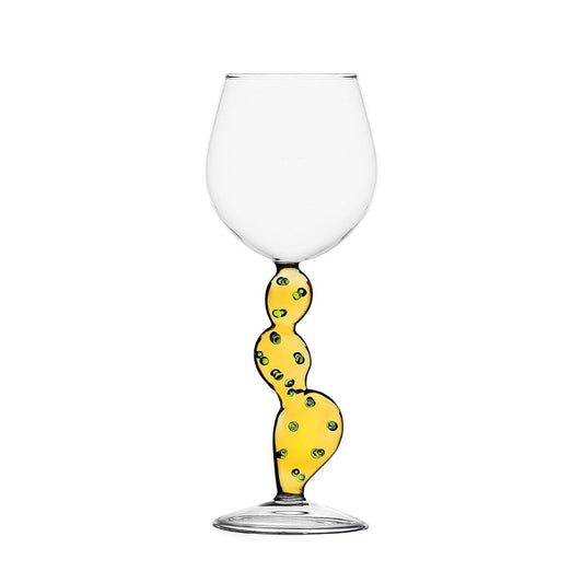 Pahar pentru vin, Cactus Yellow, Desert Plants - designer Alessandra Baldereschi - ICHENDORF