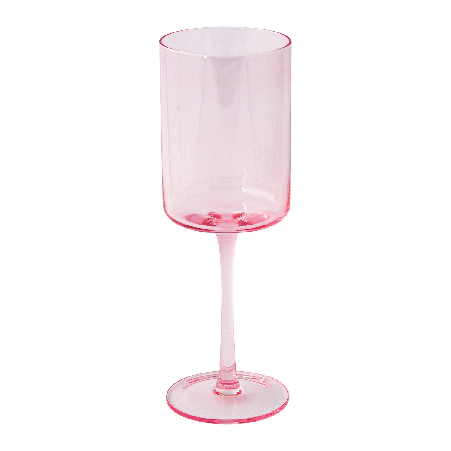 Set 2 pahare pentru vin, roz, 380 ml, Rainbow - COOKSHOP SPECIALS