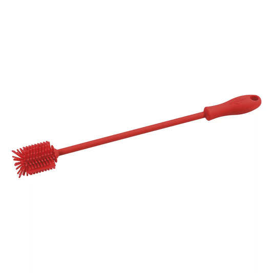 Perie curatare sticle, silicon, 31 cm, rosu, Trend - KUCHENPROFI