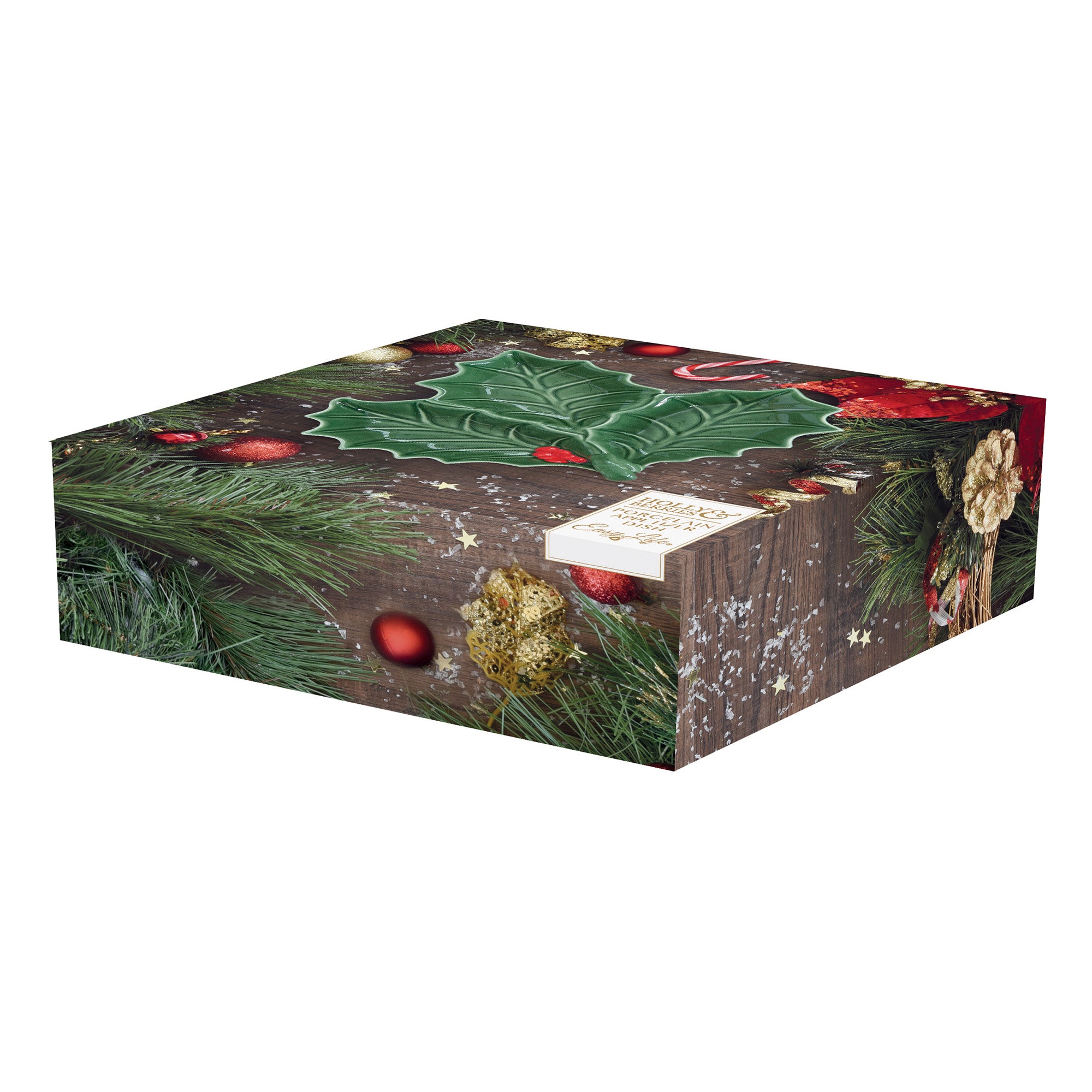 Platou aperitiv, 20 x 22 cm, Holly & Berries - SIMONA'S COOKSHOP - Image 2