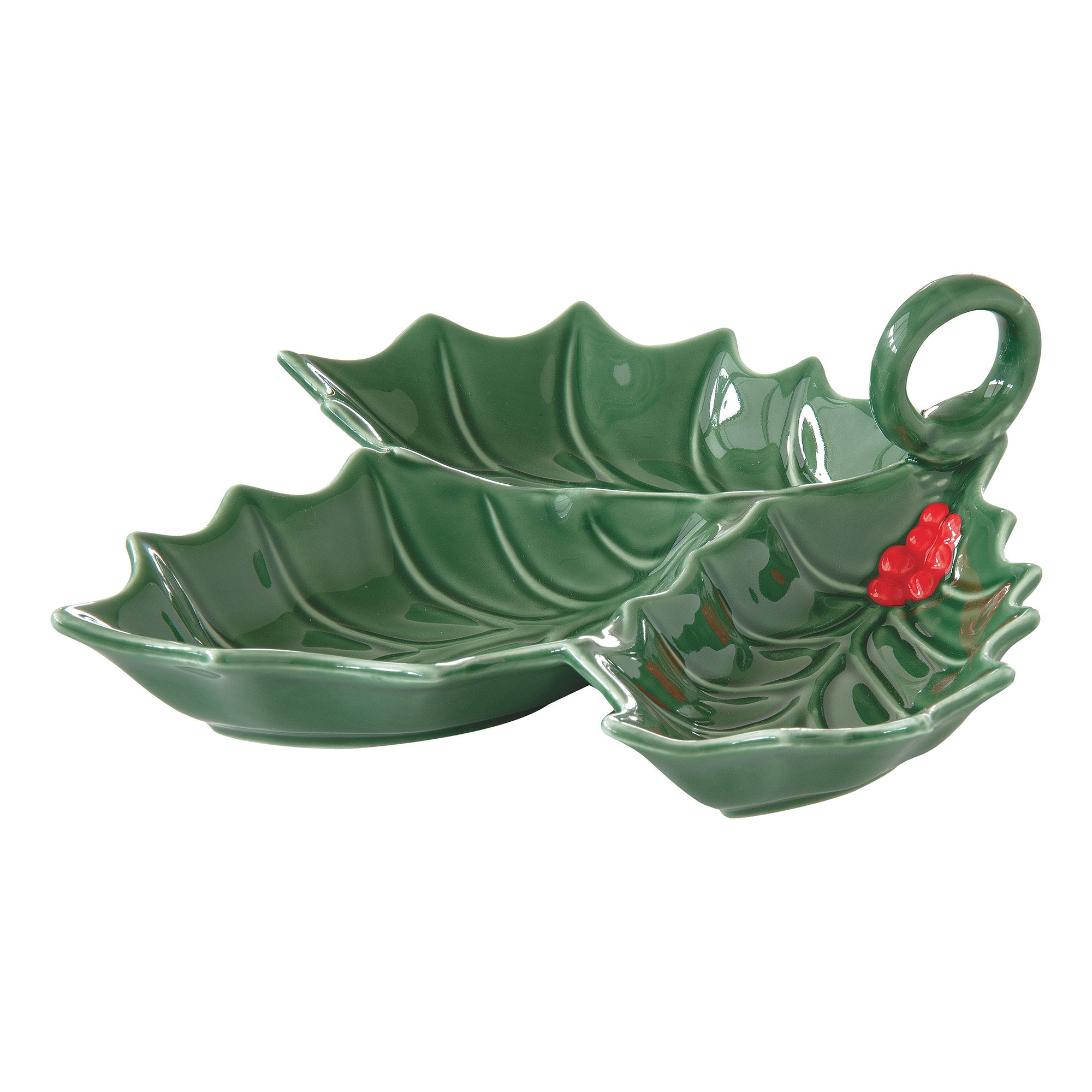 Platou aperitiv, 20 x 22 cm, Holly & Berries - SIMONA'S COOKSHOP - Image 1