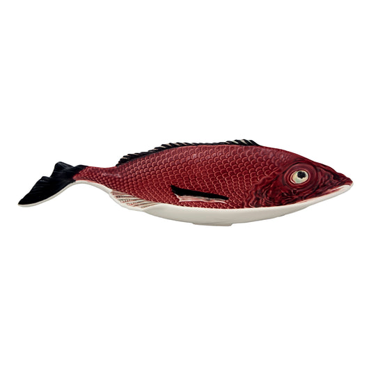 Platou ceramic, 51 cm, Fish - BORDALLO PINHEIRO